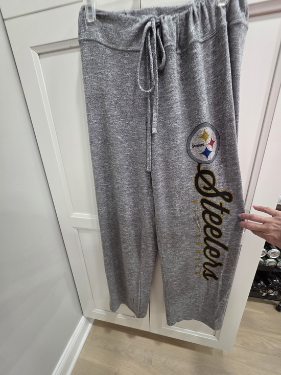 Nfl Team Other - Pittsburgh Steelers Women's Gray Knit Lounge Pants